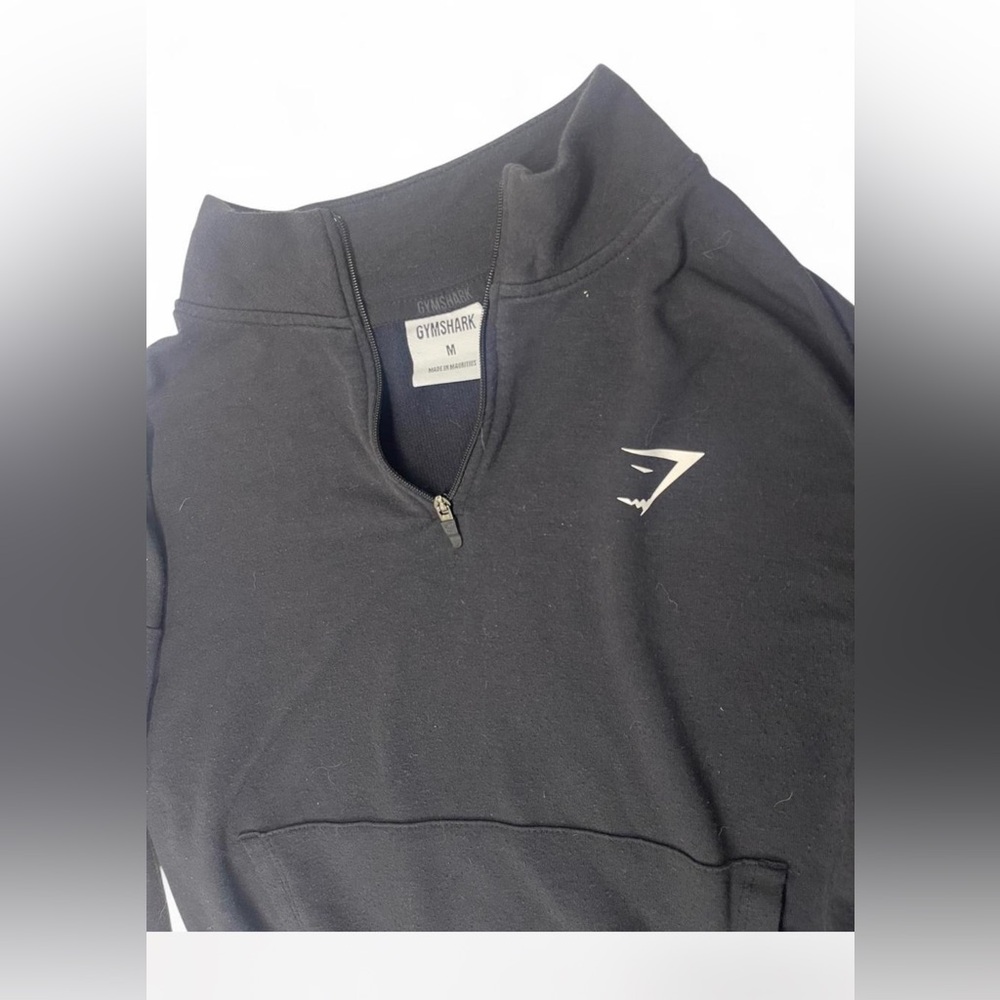 Gymshark Black Women's Quarter-Zip Sweater View 3